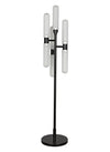 Noir Dominique Floor Lamp Black Metal