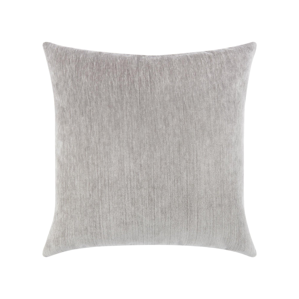 Elaine Smith Luxe Velour Pewter Gray Pillow