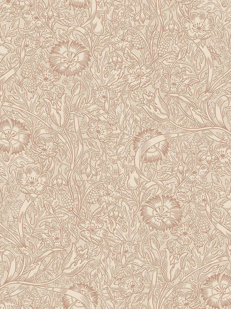 Sandberg Caroline Terracotta Wallpaper