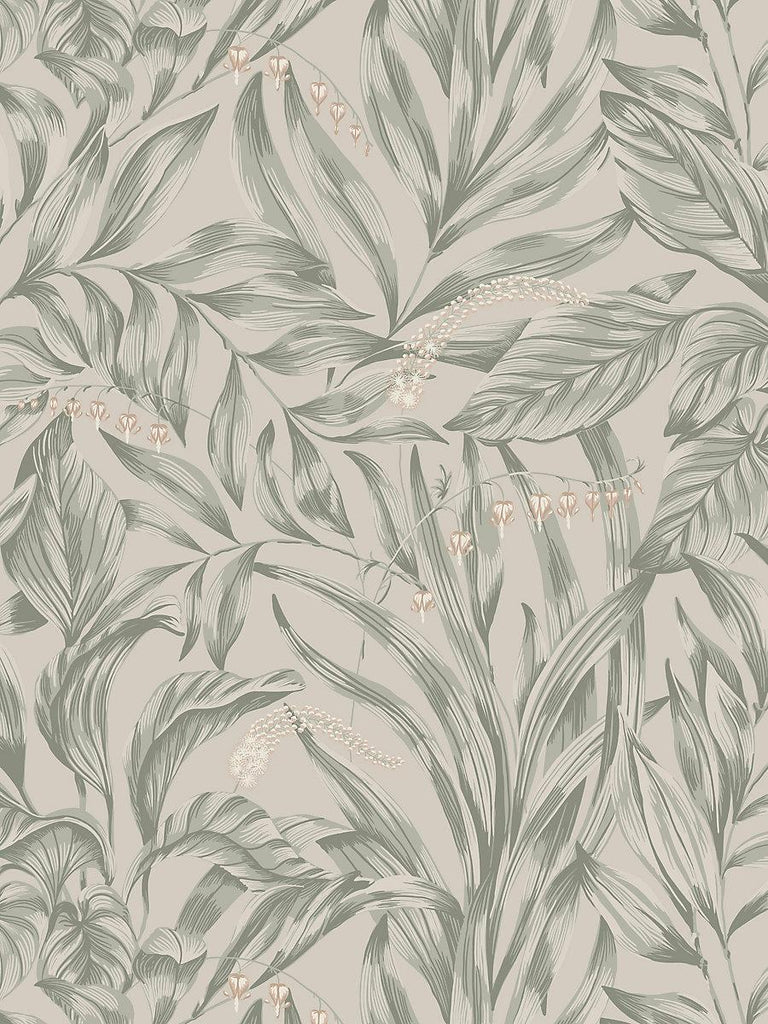 Sandberg Elin Sage Green Wallpaper