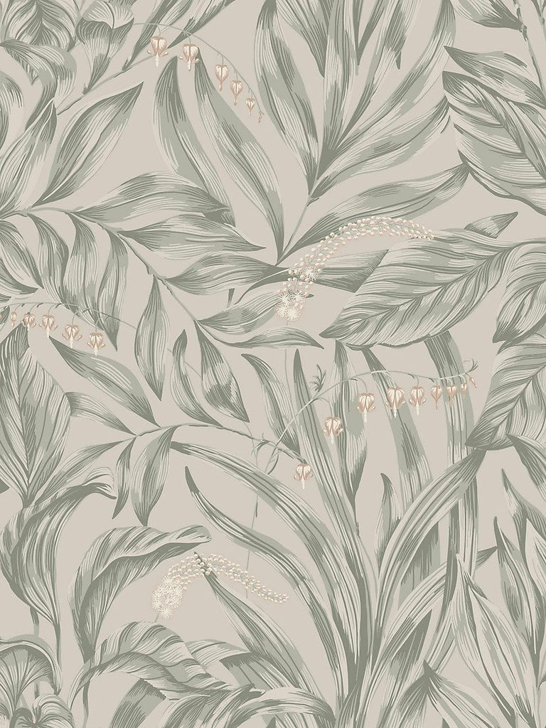 Sandberg Elin Sage Green Wallpaper