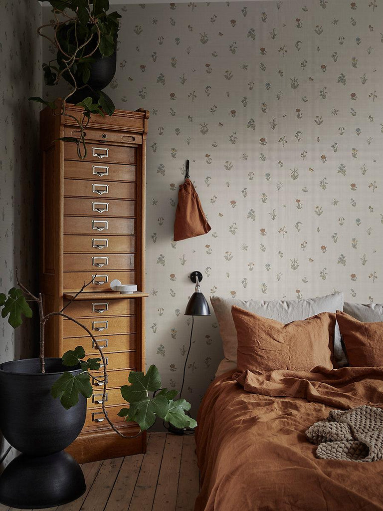 Sandberg Maja Sage Green Wallpaper