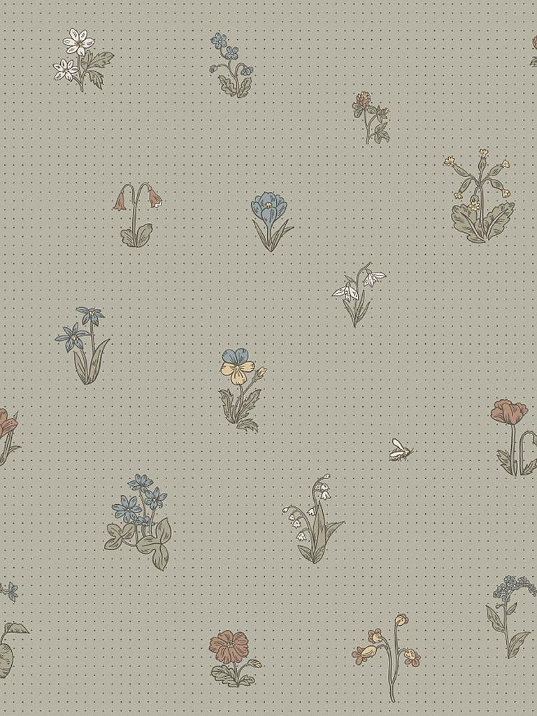 Sandberg Maja Sage Green Wallpaper