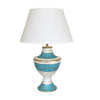 Dana Gibson Jules In Turquoise Lamp