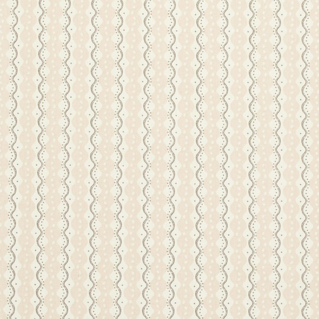 Schumacher Centipede Stripe Angel Pink Fabric