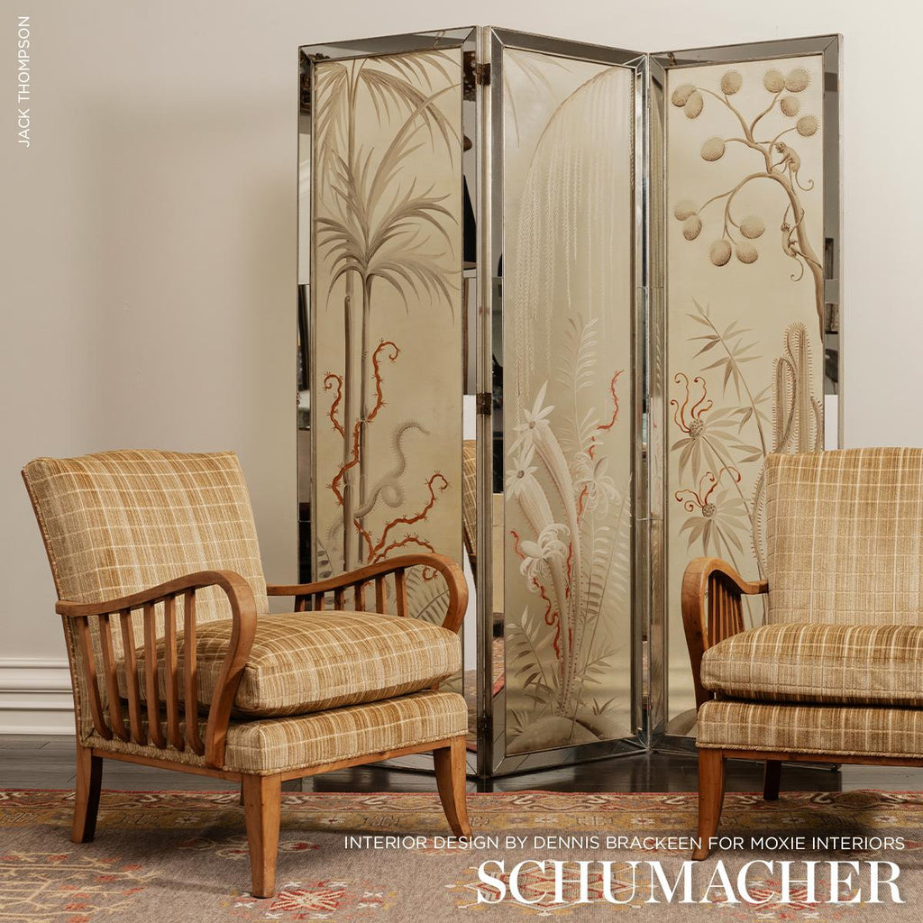 Schumacher Corneille Velvet Copper Fabric