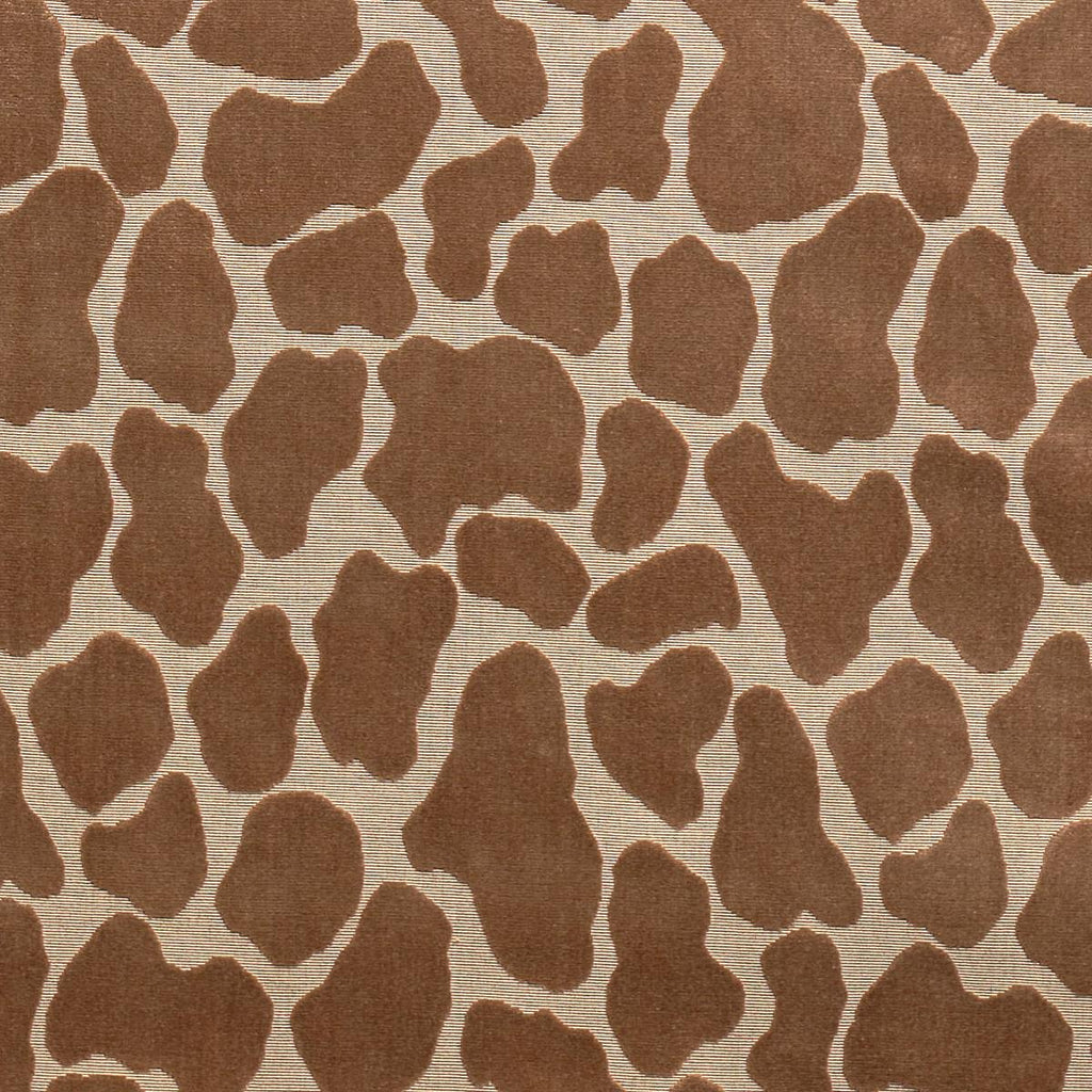 Schumacher Giraffe Velvet Safari Fabric