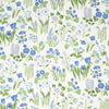 Schumacher Carly Blue Bell Fabric