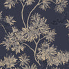 Decoratorsbest Owls Navy Non-Pasted Wallpaper