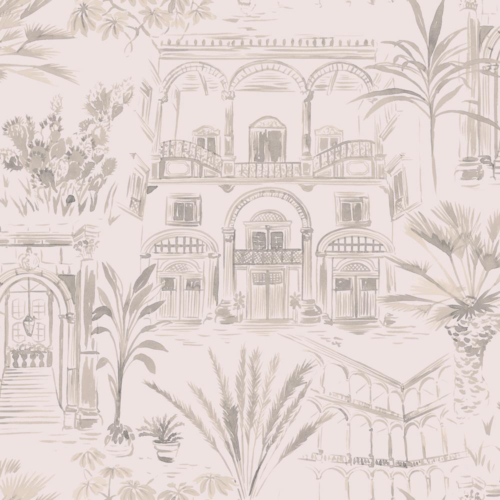 DecoratorsBest Avenue Toile Grey Non-Pasted Wallpaper