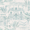 Decoratorsbest Avenue Toile Green Non-Pasted Wallpaper