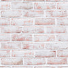 Decoratorsbest Distressed Brick Whitewash Peel And Stick Wallpaper, 28 Sq. Ft.