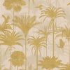 Decoratorsbest Golden Palms Metallic Gold Peel And Stick Wallpaper, 28 Sq. Ft.