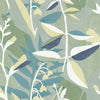 Decoratorsbest Enchanted Garden Blue Peel And Stick Wallpaper, 28 Sq. Ft.