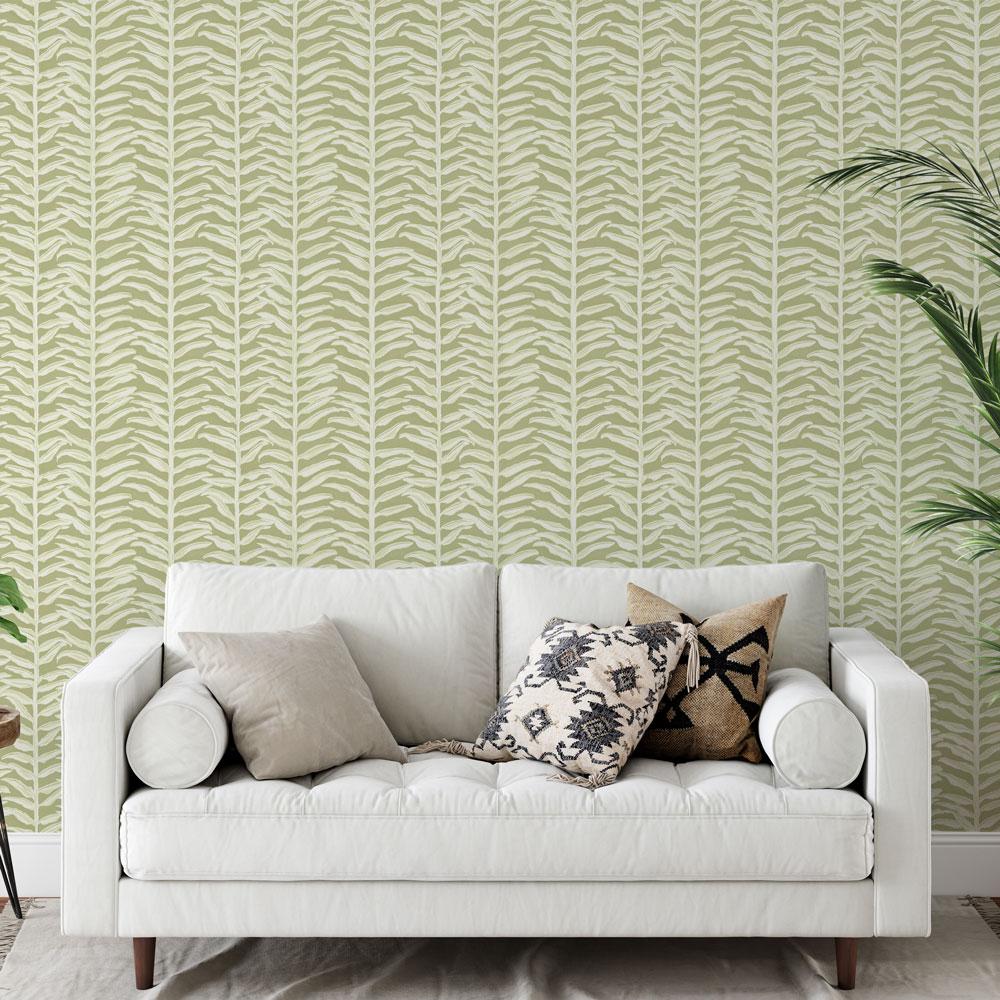 DecoratorsBest Painterly Vines Green Peel and Stick Wallpaper, 28 sq. ft.