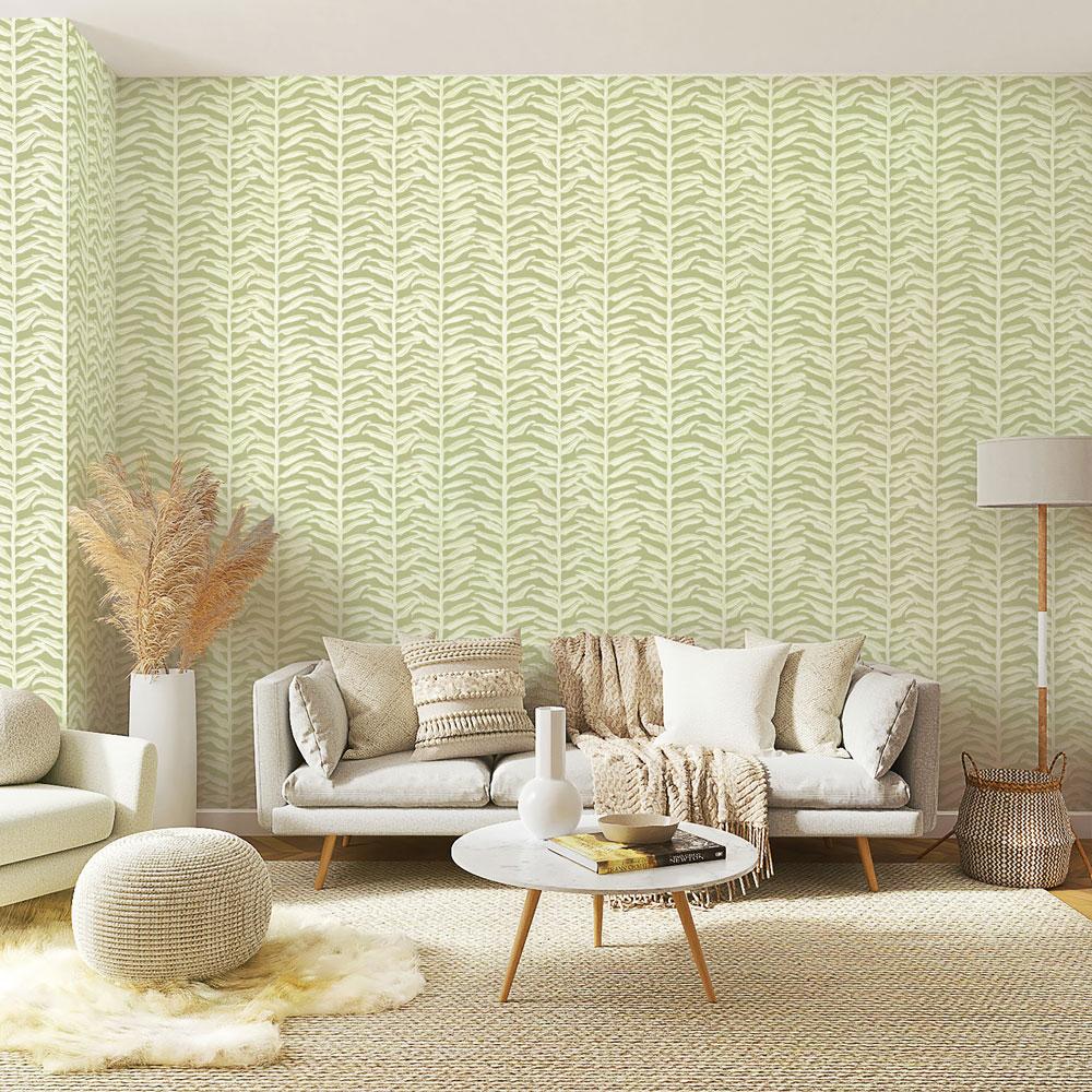 DecoratorsBest Painterly Vines Green Peel and Stick Wallpaper, 28 sq. ft.