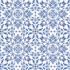 Decoratorsbest Ornate Tile Blue Peel And Stick Wallpaper, 28 Sq. Ft.