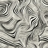 Decoratorsbest Zebra Print By The Novogratz Black And White Peel And Stick Wallpaper, 28 Sq. Ft.