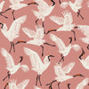 Decoratorsbest Flying Cranes By The Novogratz Pink Peel And Stick Wallpaper, 28 Sq. Ft.