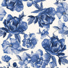 Decoratorsbest Blue Florals By Alice & Olivia Blue Peel And Stick Wallpaper, 56 Sq. Ft.