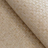 Decoratorsbest Grasscloth Stranded Boxweave Natural Tan Handwoven Wallpaper, 72 Sq. Ft.