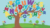 Roommates Alphabet Tree Peel And Stick Wall Multicolor Mural