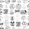 Roommates Disney 100Th Anniversary Icons Peel And Stick Black Wallpaper