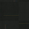 York Geo Block Weave Black Wallpaper