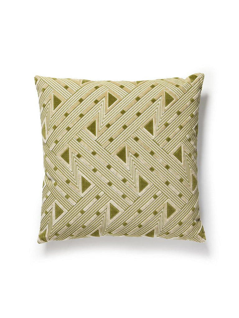 Scalamandre Kasai Velvet Aloe Pillow