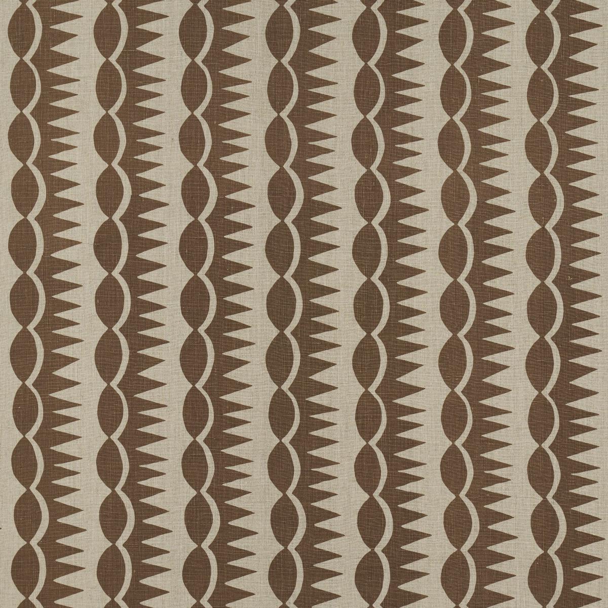 Schumacher Borneo Silk Fabric Brown, Fabric Bistro