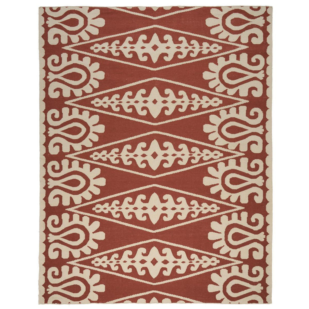 Schumacher Seema Indoor/Outdoor Rust 12' x 9' Rug