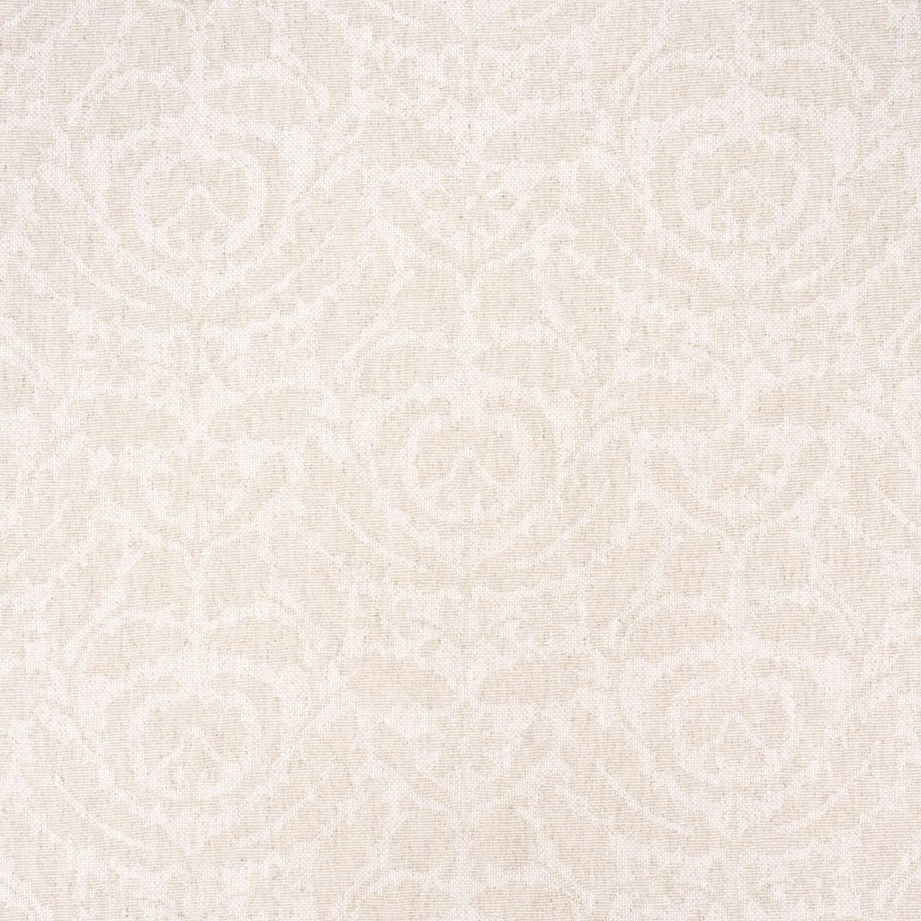 Schumacher Flora Cashmere Damask Natural Fabric