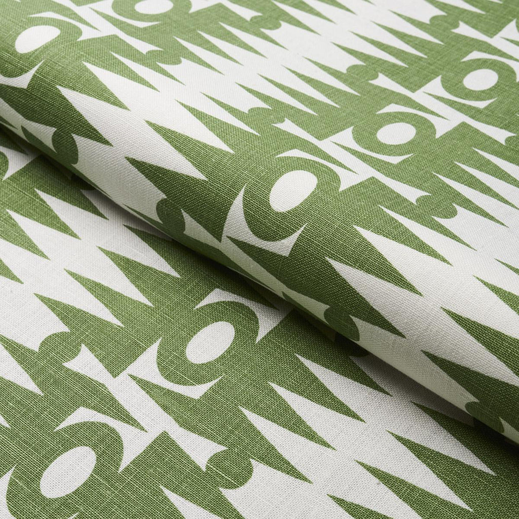 Schumacher Ra Green Fabric