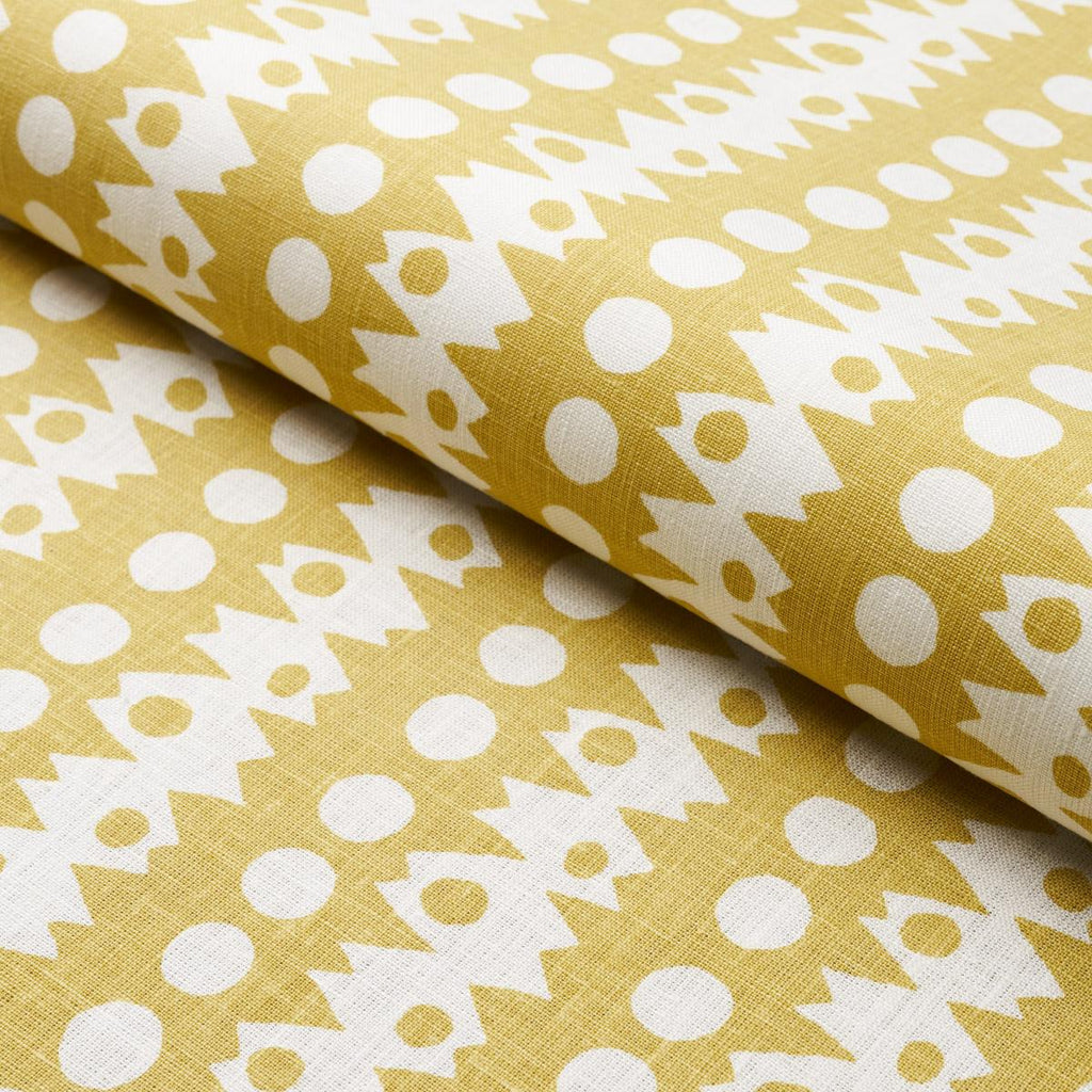 Schumacher Trickledown Citron Fabric