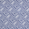 Schumacher Topsy Turvy Navy Fabric