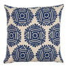 Schumacher Gilded Star Block Print Navy On Natural 20