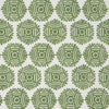 Schumacher Gilded Star Block Print Green Fabric