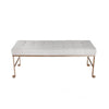 Peninsula Home Bench Justin Swift Zinc