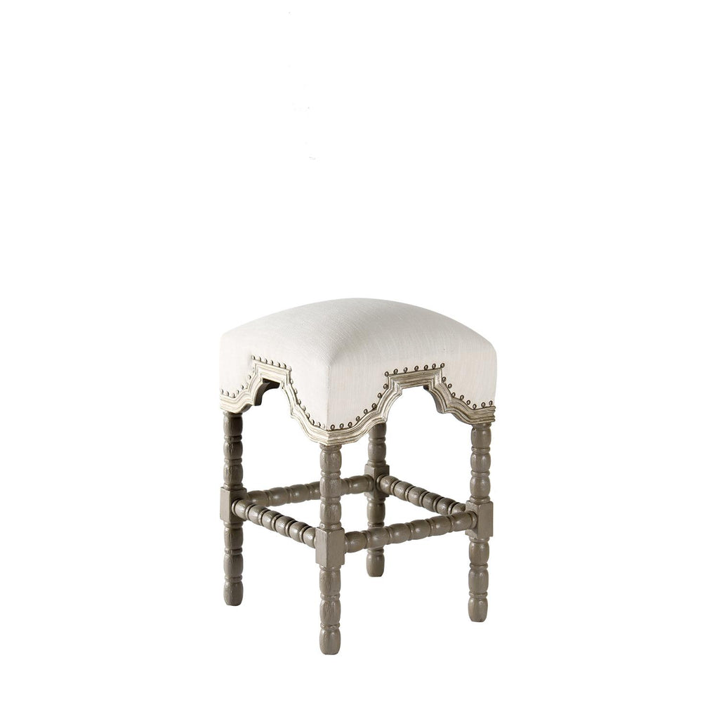 Peninsula Home Counterstool San Marcos, French Silver-Bae Porcelain