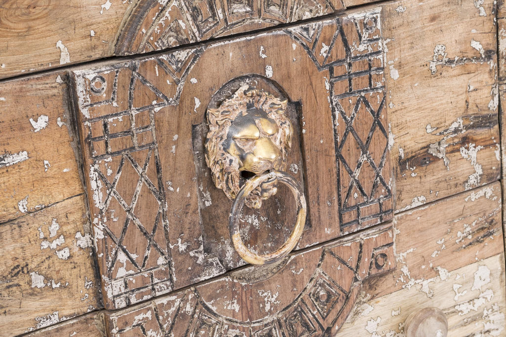 Peninsula Home BUFFET ANTIGUA, CARVED DOORS