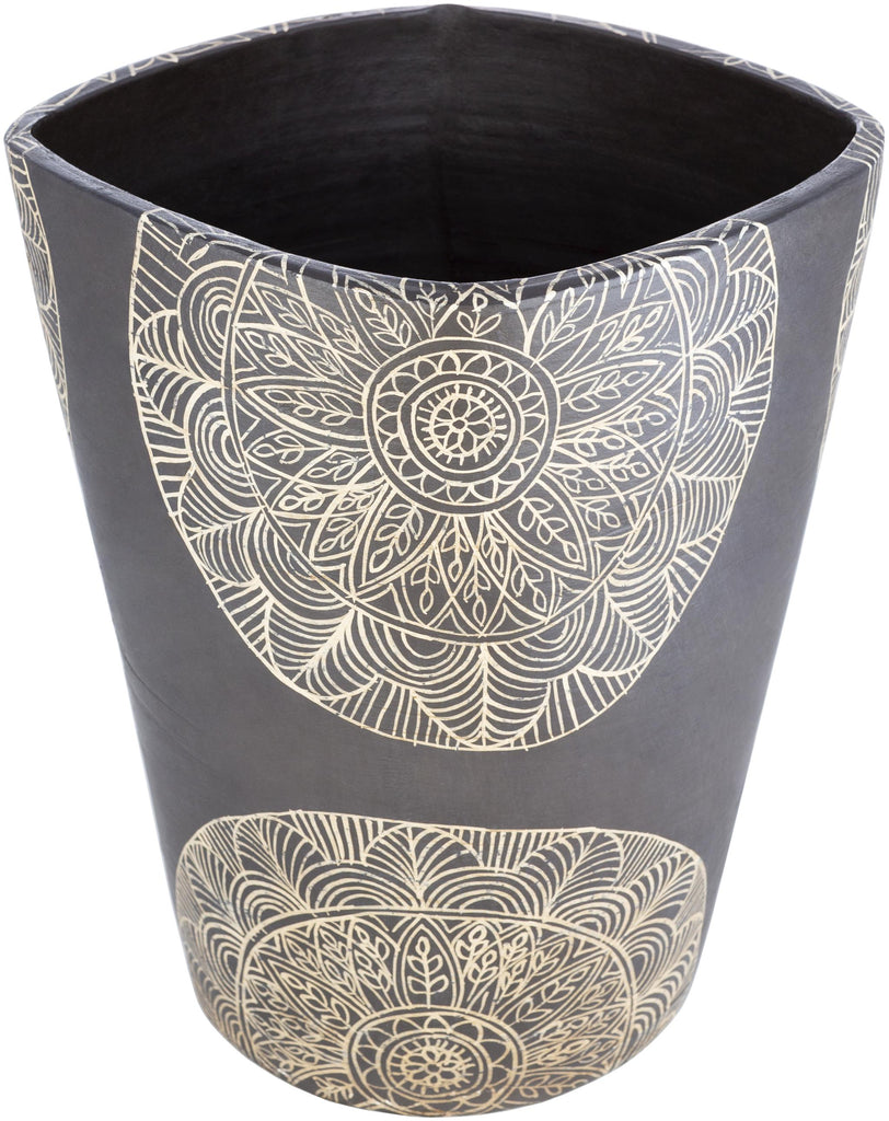 Surya Argil AGI-004 Black 13"H x 11"W x 11"D Decorative Accent