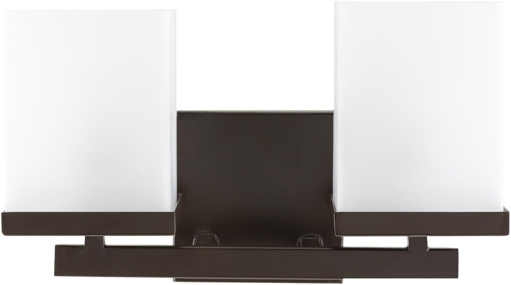 Surya Blaire BIR-001 Brown White 7"H x 13"W x 6"D Wall Sconce