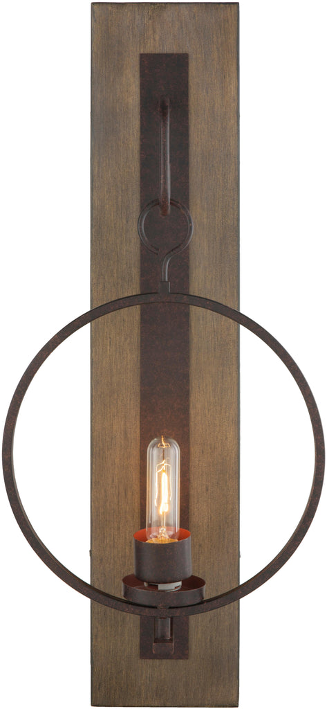 Surya Nola OLA-001 Bronze Brown 28"H x 12"W x 8"D Wall Sconce