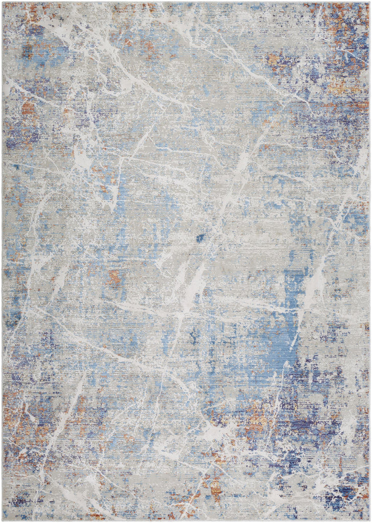 Surya Aisha AIS-2311 Blue Burnt Orange 8'10" x 12'4" Rug