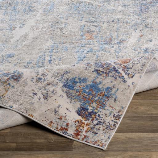 Surya Aisha AIS-2311 Blue Burnt Orange 8'10" x 12'4" Rug