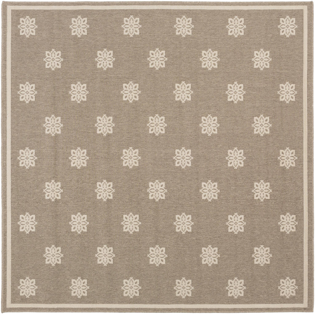 Surya Alfresco ALF-9607 Light Beige Light Brown 8'10" Square Rug