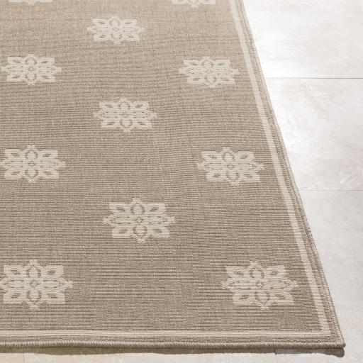 Surya Alfresco ALF-9607 Light Beige Light Brown 8'10" Square Rug