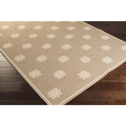 Surya Alfresco ALF-9607 Light Beige Light Brown 8'10" Square Rug