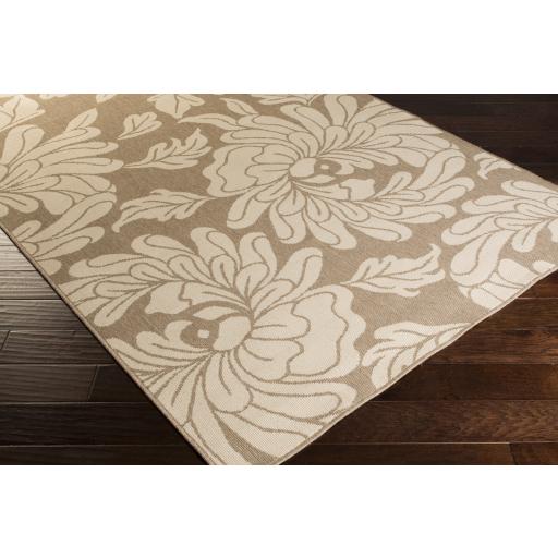 Surya Alfresco ALF-9623 Light Beige Light Brown 8'10" Square Rug