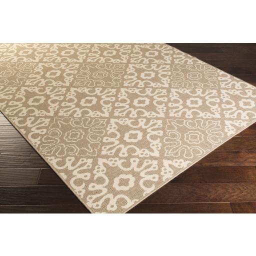 Surya Alfresco ALF-9635 Light Beige Light Brown 8'10" Square Rug